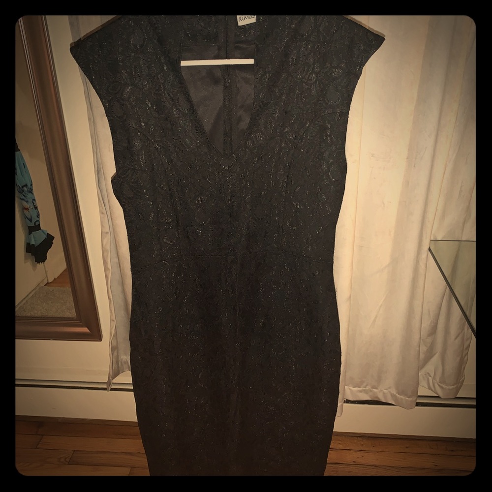 Black lace dress